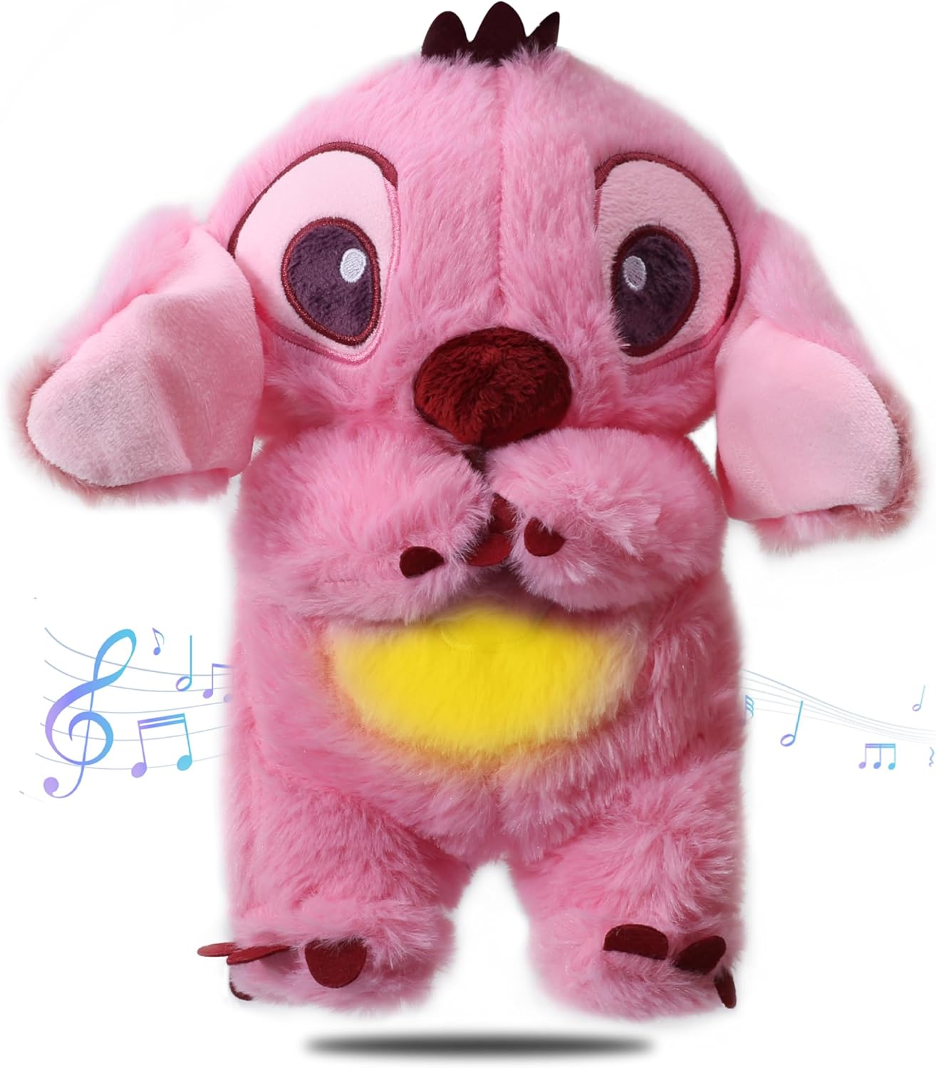 The Stitch Anxiety Relief Stuffed Animal with Sensory Details Music & Breathing Motion