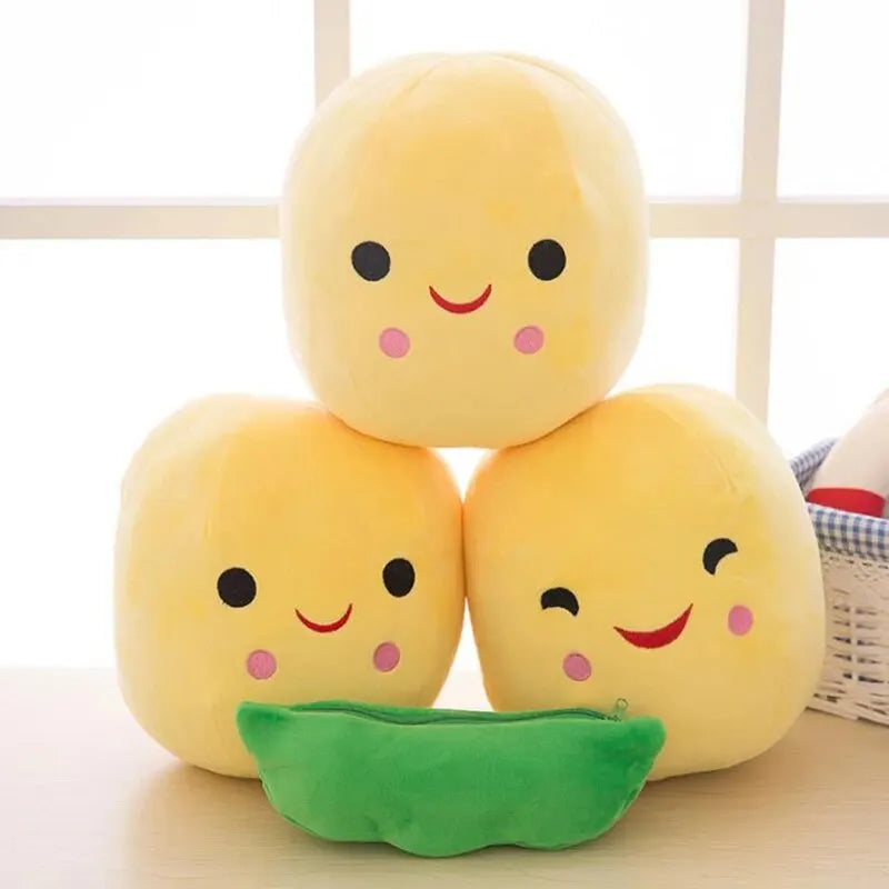 Peas Filled Plant Plush Toy