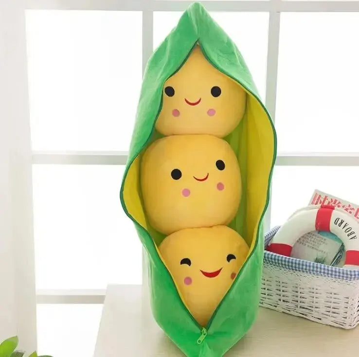 Peas Filled Plant Plush Toy