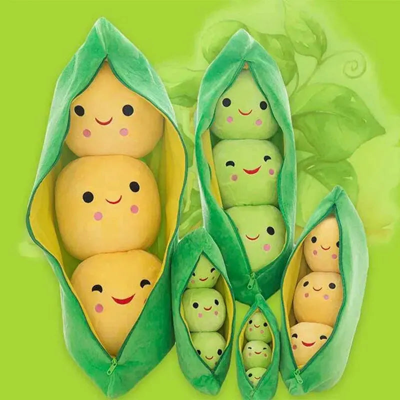 Peas Filled Plant Plush Toy