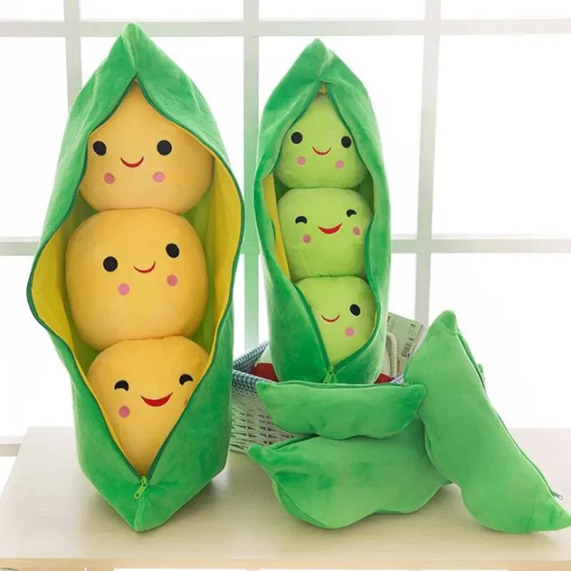 Peas Filled Plant Plush Toy