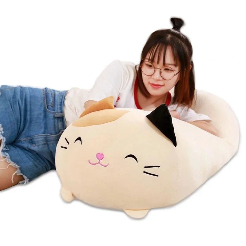 Soft Animals Cartoon Cat Pillows Cushion