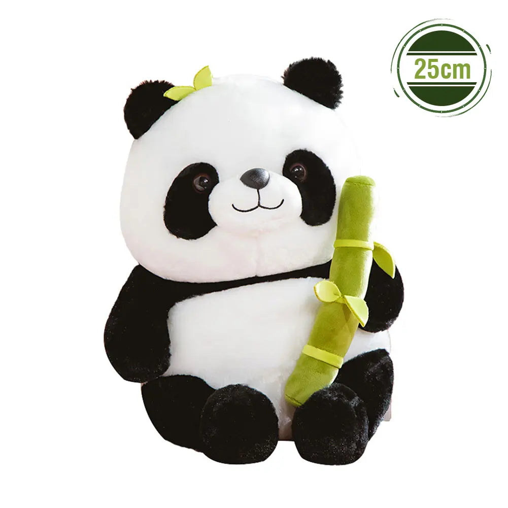 Kawaii Bamboo Tube Panda Set Plush Pillow