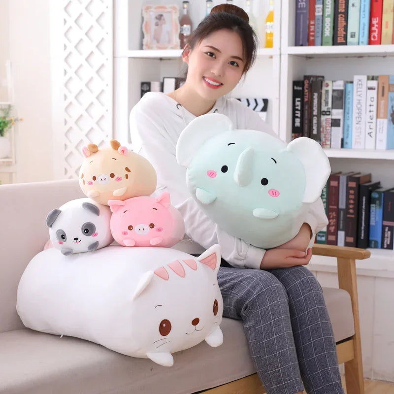 Soft Animals Cartoon Cat Pillows Cushion