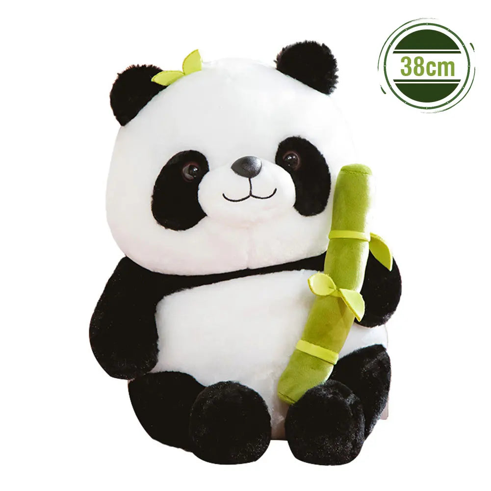 Kawaii Bamboo Tube Panda Set Plush Pillow