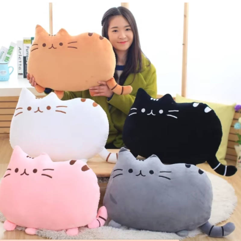 Cute Cookie Cat Pillow Soft Plush